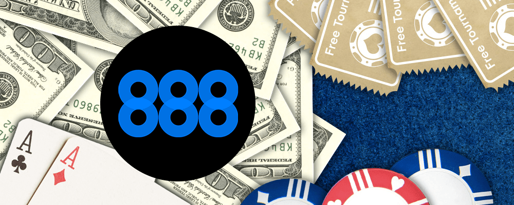 888 Poker: как получить бонус за первый депозит