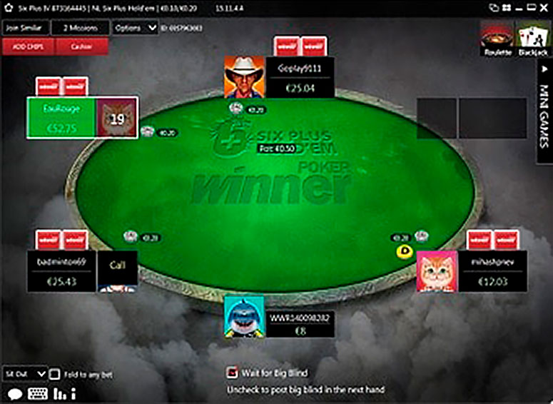 Виды игр Winner Poker